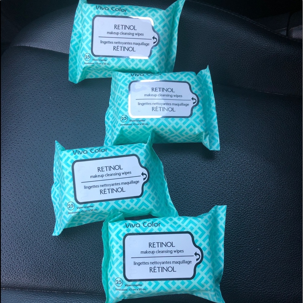 Makeup Remover Cleansing Wipes Retinol Viva Color
